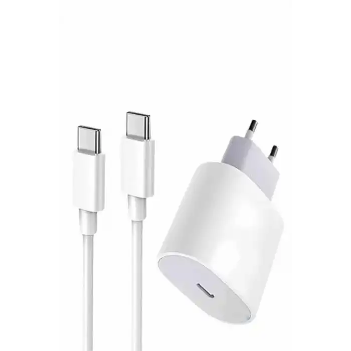 Type-C Hızlı Şarj Özellikli Cihazı USB-C Kablo Dahil