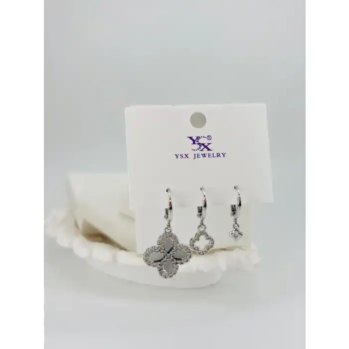 Üçlü Kombin Küpe Kp00536