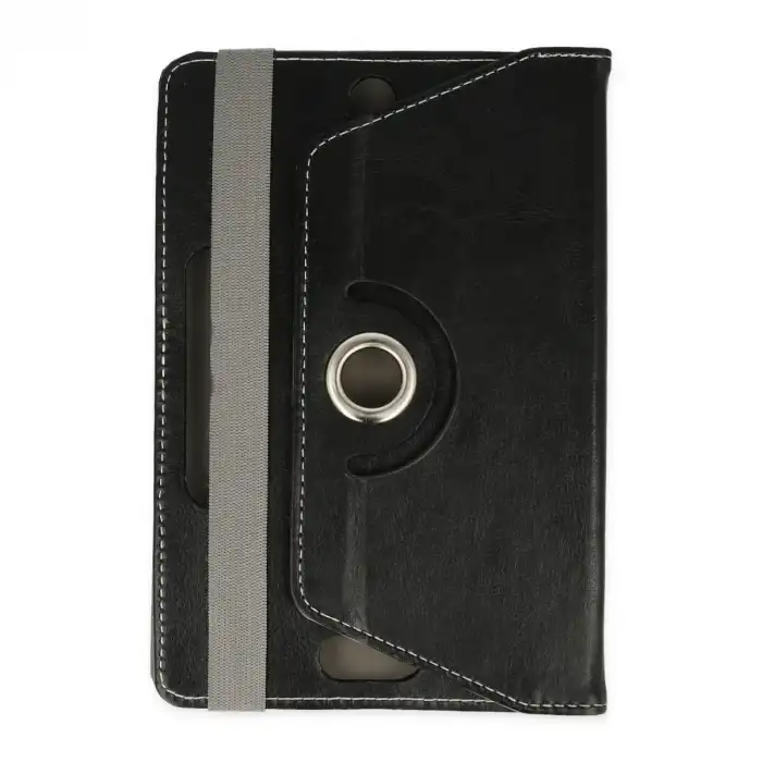 Universal 7 Kılıf 360 Tablet Deri Kılıf - Siyah