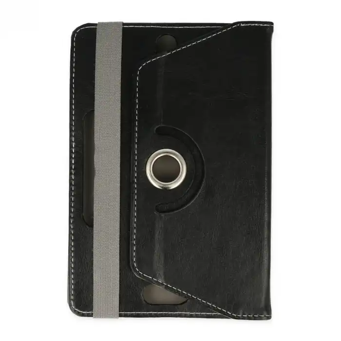 Universal 7 Kılıf 360 Tablet Deri Kılıf - Siyah