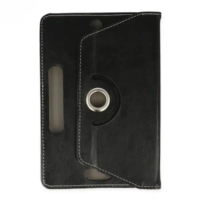 Universal 7 Kılıf 360 Tablet Deri Kılıf - Siyah