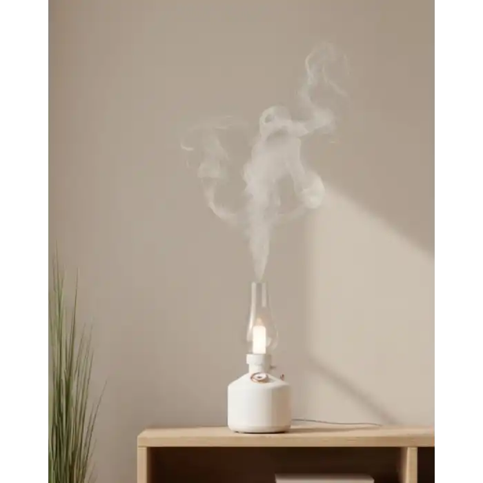 USB Şarjlı Gaz Lambası Modeli Nano Mist Aromaterapi Nemlendirici 280 ml