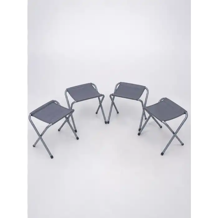 Valiz Tipi Katlanabilir Piknik Masası 4 Tabureli Taşınabilir Kamp Masası