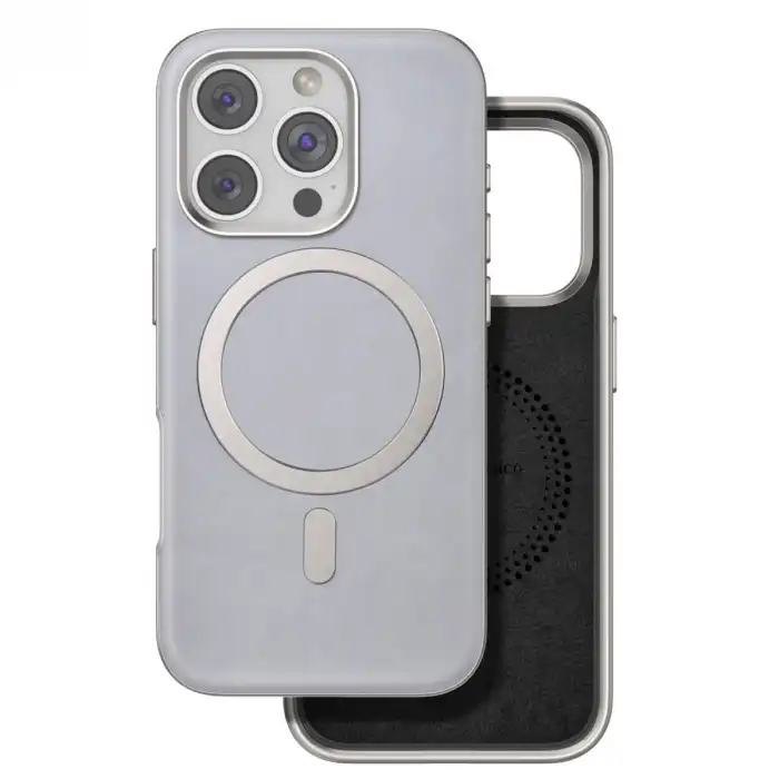 Venco Apple İphone 16 Pro Puskas Magsafe Kapak - Titan Gri