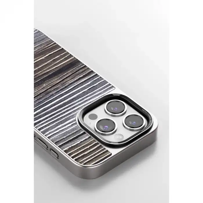 Venco İphone 14 Pro Wave Kapak - Kahverengi