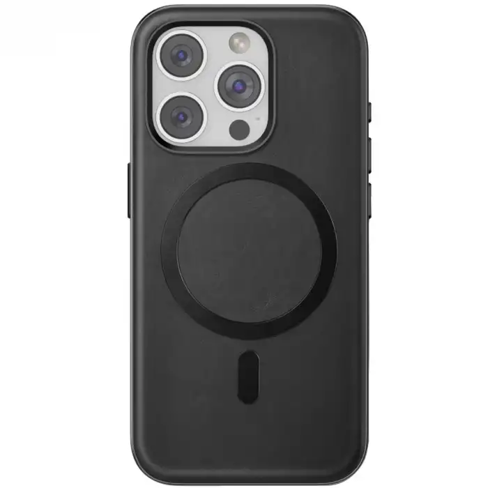 Venco İphone 15 Pro Max Puskas Magsafe Kapak - Siyah