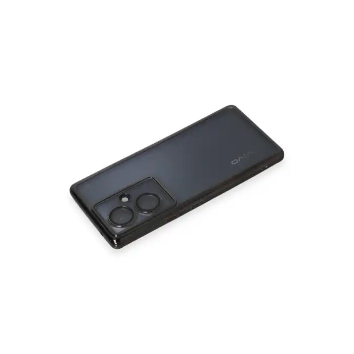 Vivo V29 Lite Kılıf Razer Lensli Silikon - Siyah