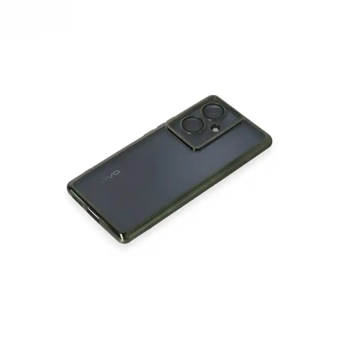 Vivo V29 Lite Kılıf Razer Lensli Silikon - Yeşil