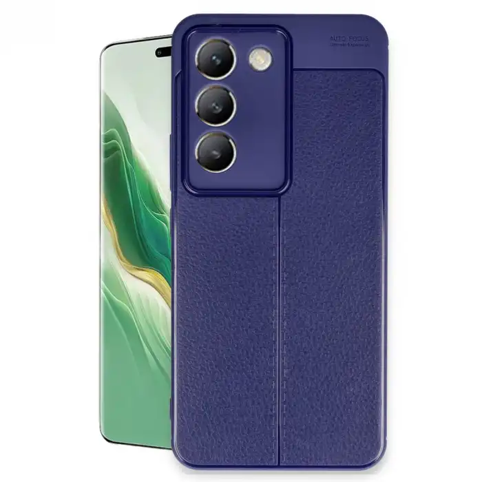 Vivo V30 Lite 4g Kılıf Auto Focus Kapak - Lacivert