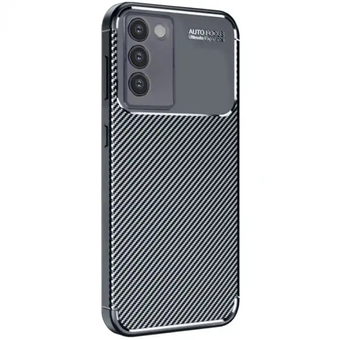 Vivo V30 Lite 4g Kılıf Auto Focus Karbon Kapak - Siyah