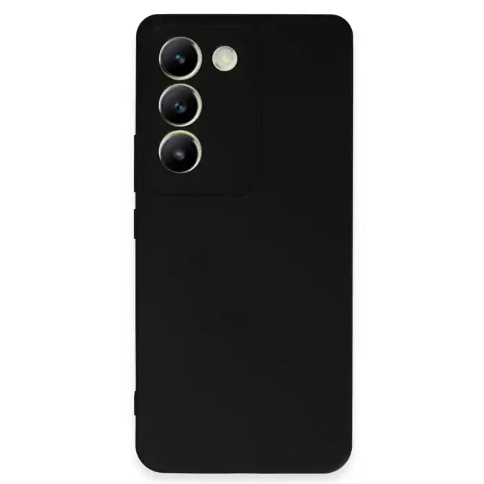 Vivo V30 Lite 4g Kılıf First Silikon - Siyah