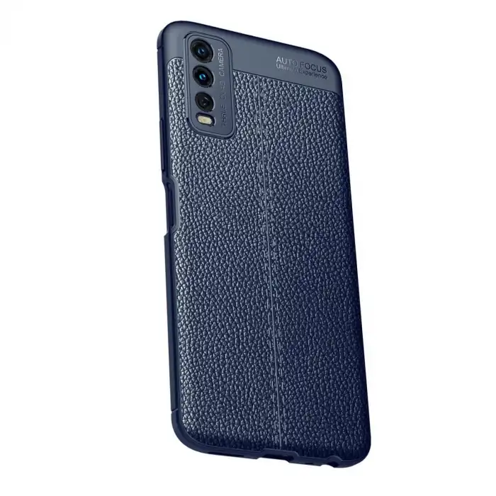 Vivo Y11s Kılıf Auto Focus Kapak - Lacivert