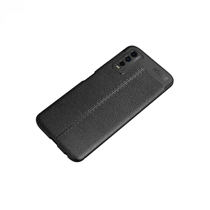 Vivo Y11s Kılıf Auto Focus Kapak - Siyah