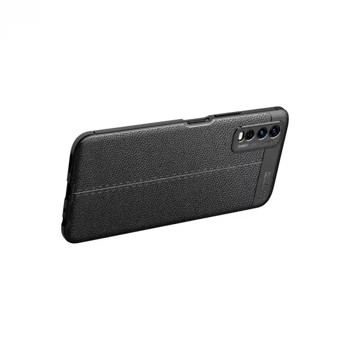 Vivo Y11s Kılıf Auto Focus Kapak - Siyah