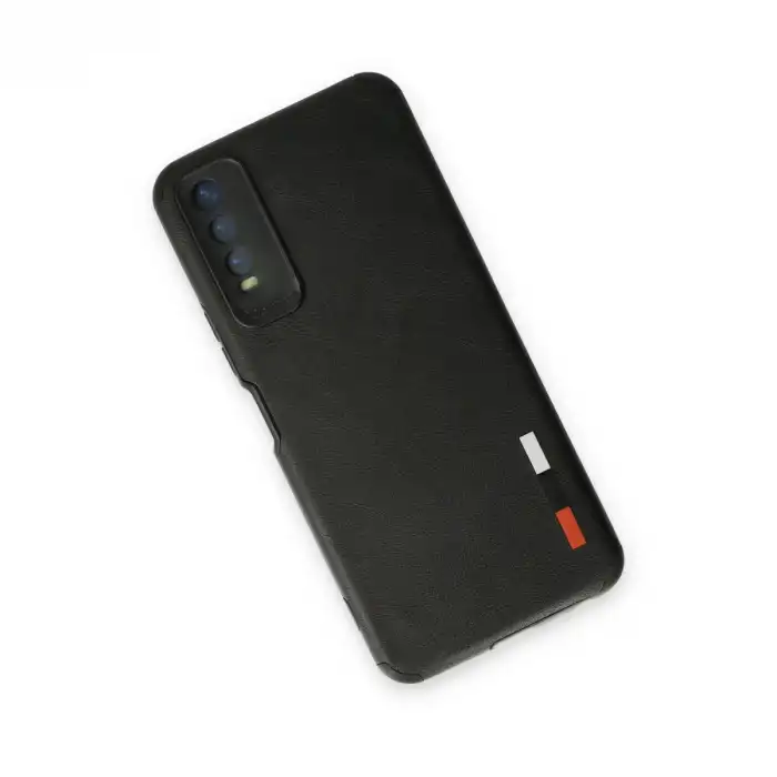 Vivo Y11s Kılıf Loop Deri Silikon - Siyah