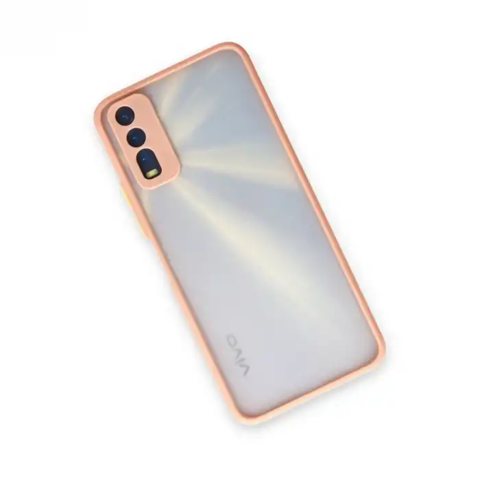 Vivo Y11s Kılıf Montreal Silikon Kapak - Pembe