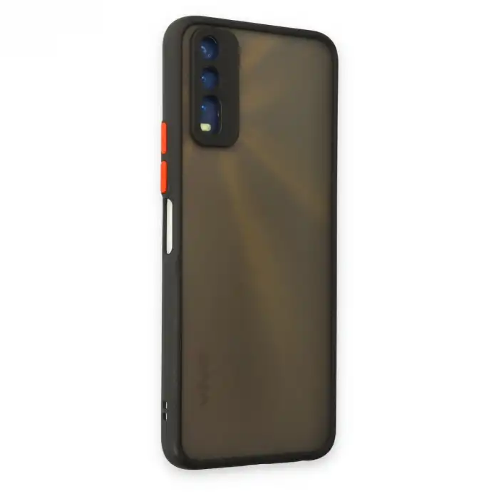 Vivo Y11s Kılıf Montreal Silikon Kapak - Siyah