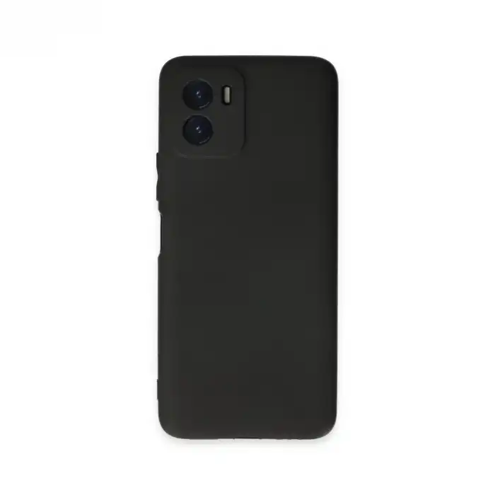 Vivo Y15s Kılıf First Silikon - Siyah