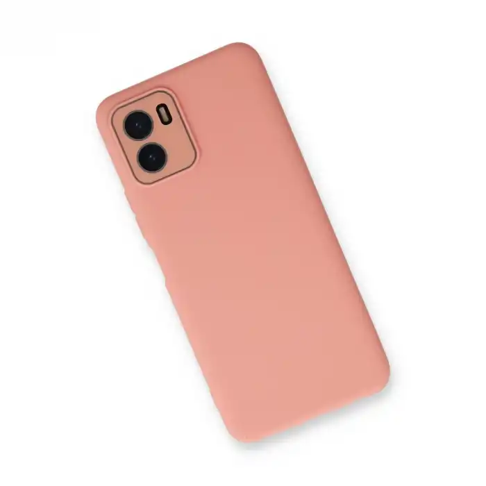 Vivo Y15s Kılıf Lansman Glass Kapak - Pembe