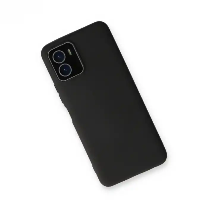 Vivo Y15s Kılıf Lansman Glass Kapak - Siyah