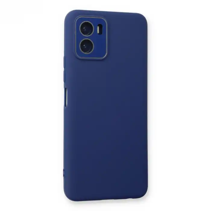 Vivo Y15s Kılıf Lansman Glass Kapak - Sky Blue