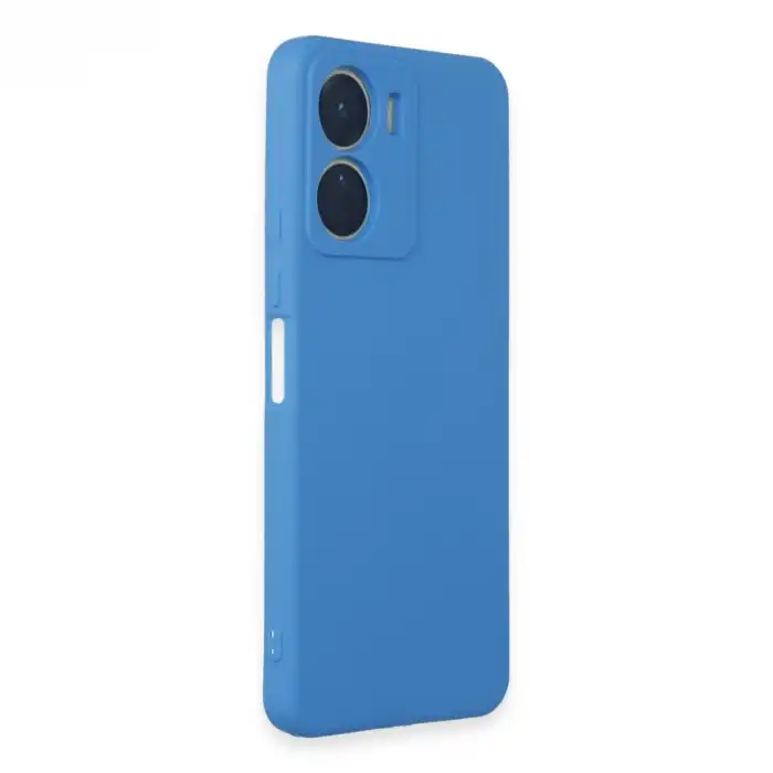 Vivo Y16 Kılıf First Silikon - Mavi