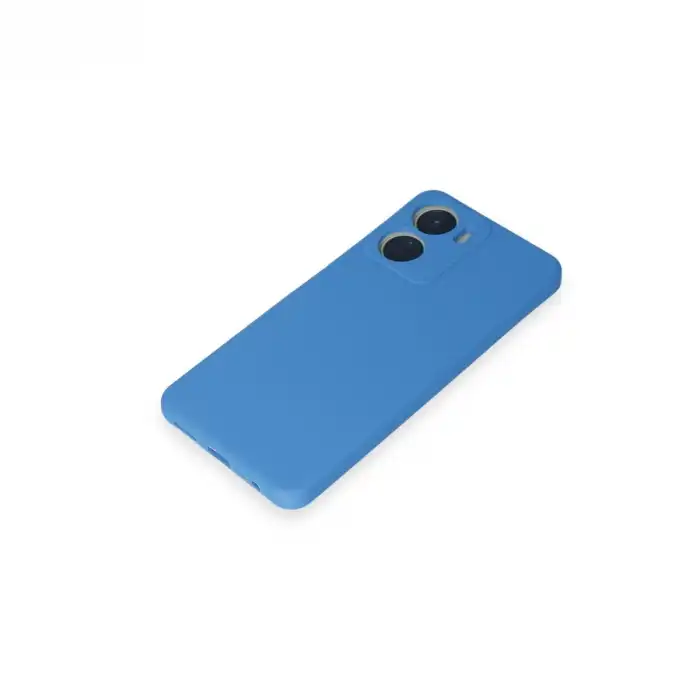 Vivo Y16 Kılıf First Silikon - Mavi
