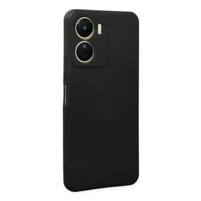 Vivo Y16 Kılıf First Silikon - Siyah