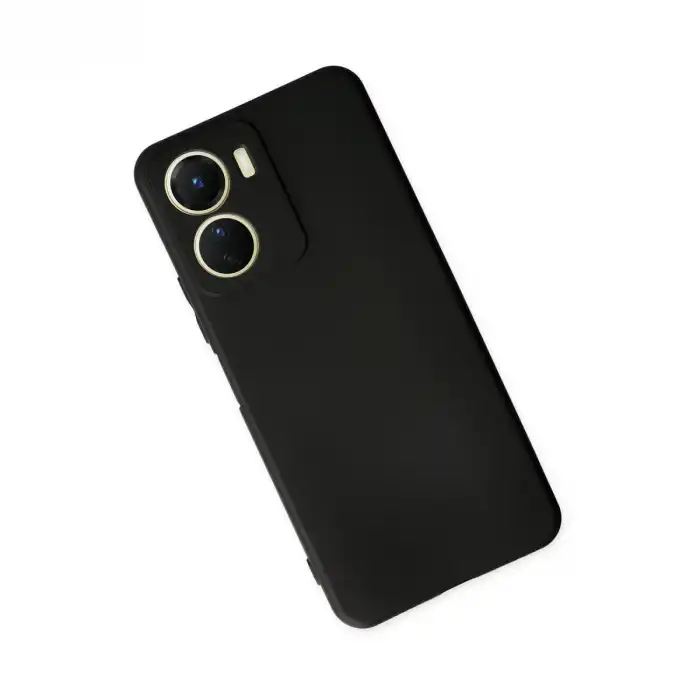 Vivo Y16 Kılıf First Silikon - Siyah