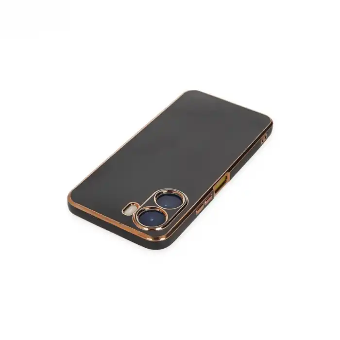 Vivo Y16 Kılıf Volet Silikon - Siyah