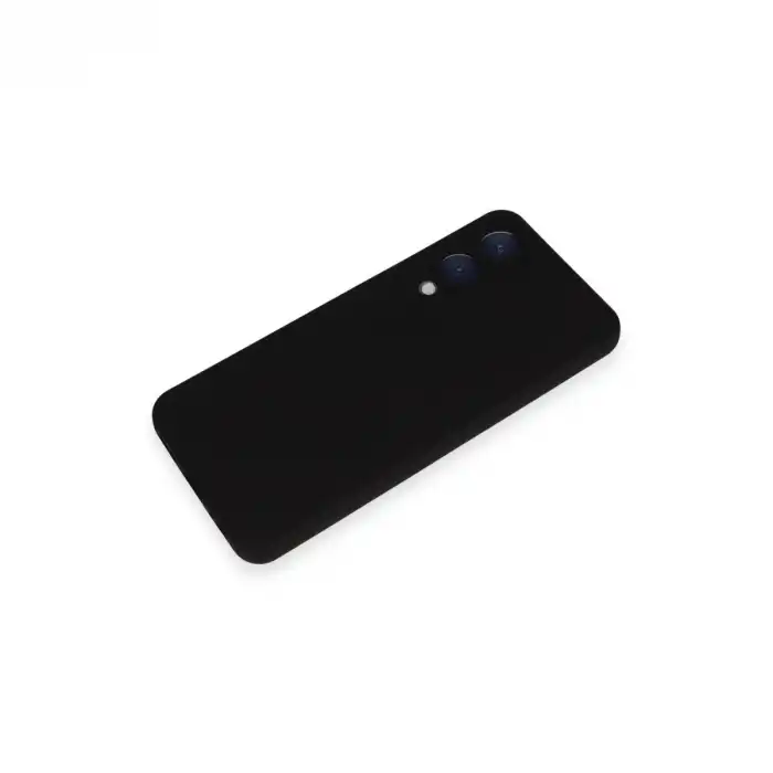 Vivo Y17s Kılıf Nano İçi Kadife Silikon - Siyah