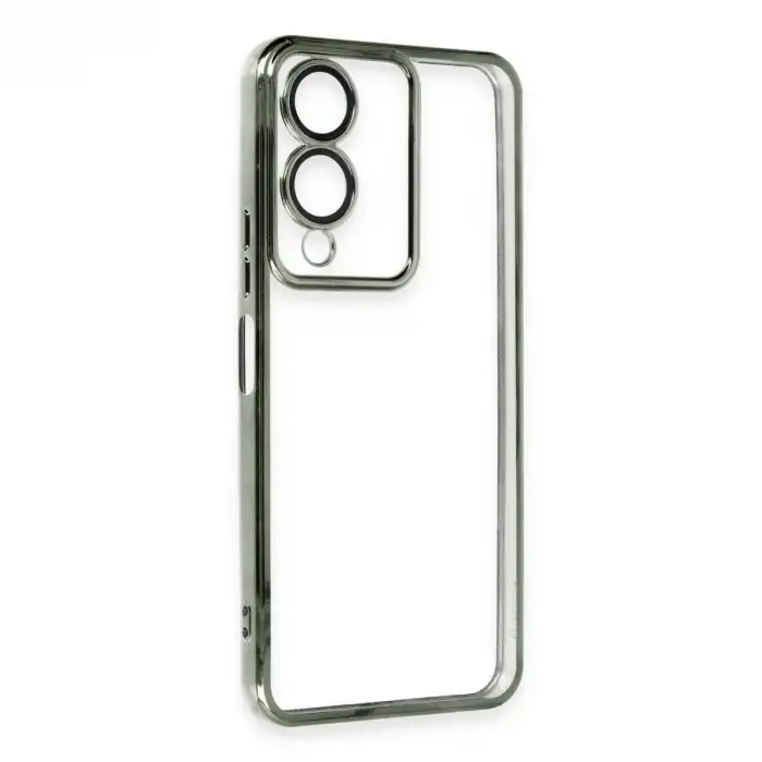 Vivo Y17s Kılıf Razer Lensli Silikon - Yeşil