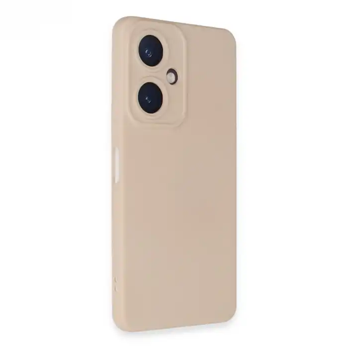 Vivo Y27 Kılıf Nano İçi Kadife Silikon - Pudra