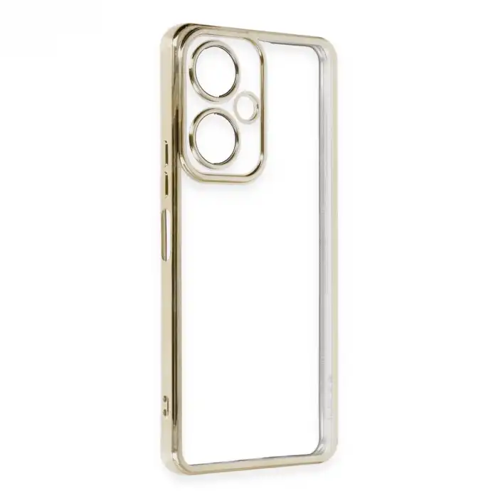 Vivo Y27 Kılıf Razer Lensli Silikon - Gold
