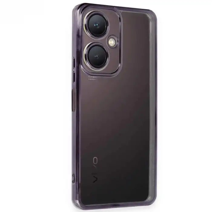 Vivo Y27 Kılıf Razer Lensli Silikon - Mor