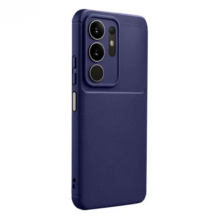 Vivo Y29 4g Auto Focus Karbon Kapak - Lacivert