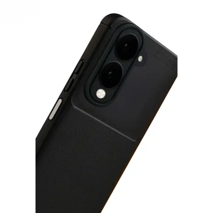 Vivo Y29s Auto Focus Karbon Kapak - Siyah