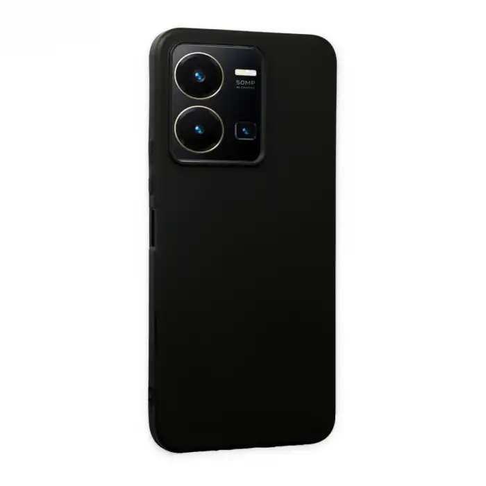 Vivo Y35 Kılıf First Silikon - Siyah