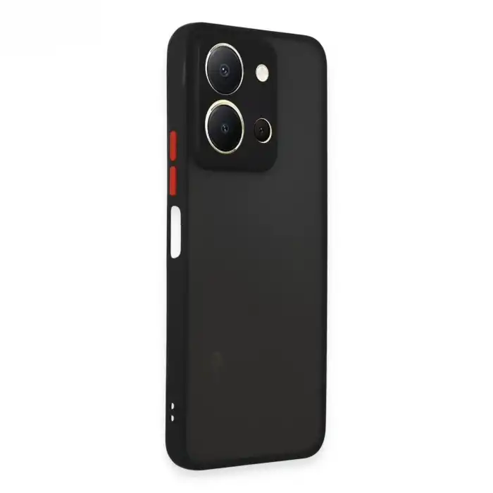 Vivo Y36 Kılıf Montreal Silikon Kapak - Siyah