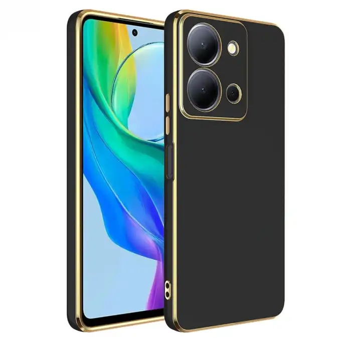 Vivo Y36 Kılıf Volet Silikon - Siyah