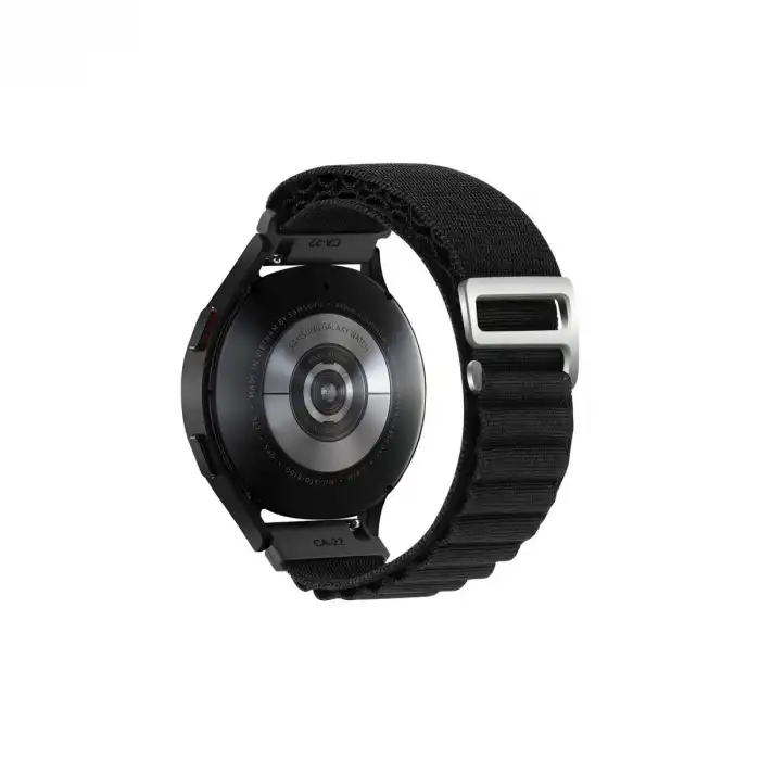Watch 20mm Kr410 Kumaş Kordon (saat Değildir) - Siyah