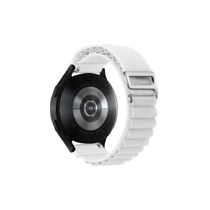 Watch 22mm Kr410 Kumaş Kordon (saat Değildir) - Beyaz