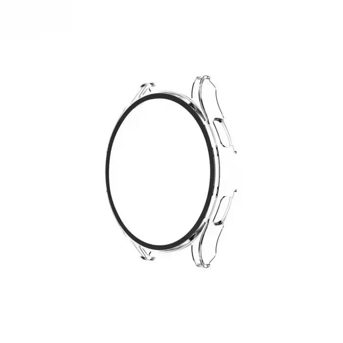 Watch 5 Pro 45mm Wall Camlı Kasa Ekran Koruyucu - Şeffaf
