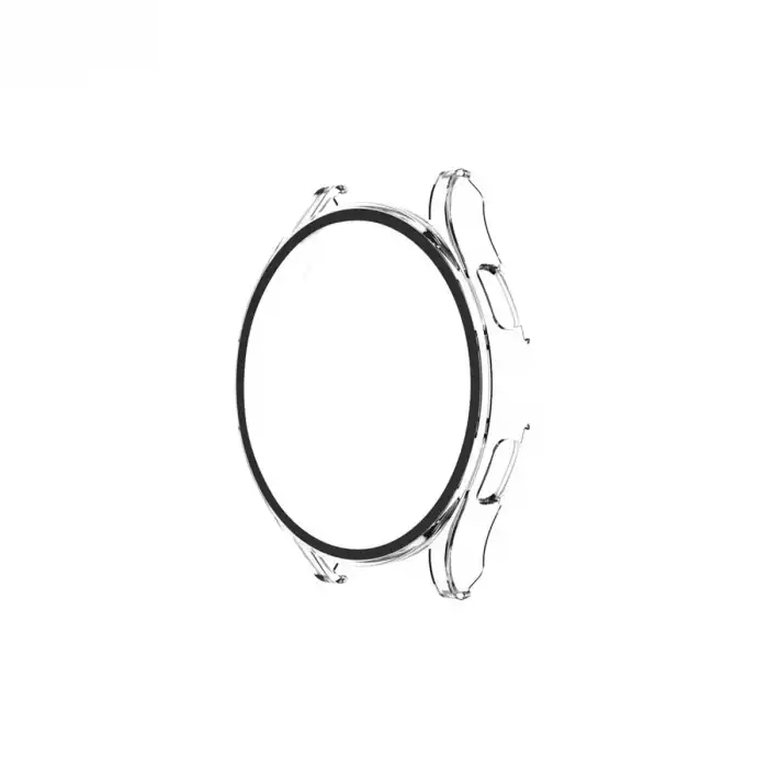 Watch 5 Pro 45mm Wall Camlı Kasa Ekran Koruyucu - Şeffaf