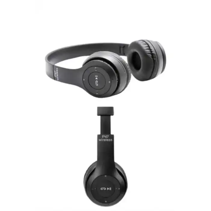 Wireless 5.0 Bluetooth Kablosuz Kulaklık ANC Özellikli Kulak Üstü Ayarlanabilir