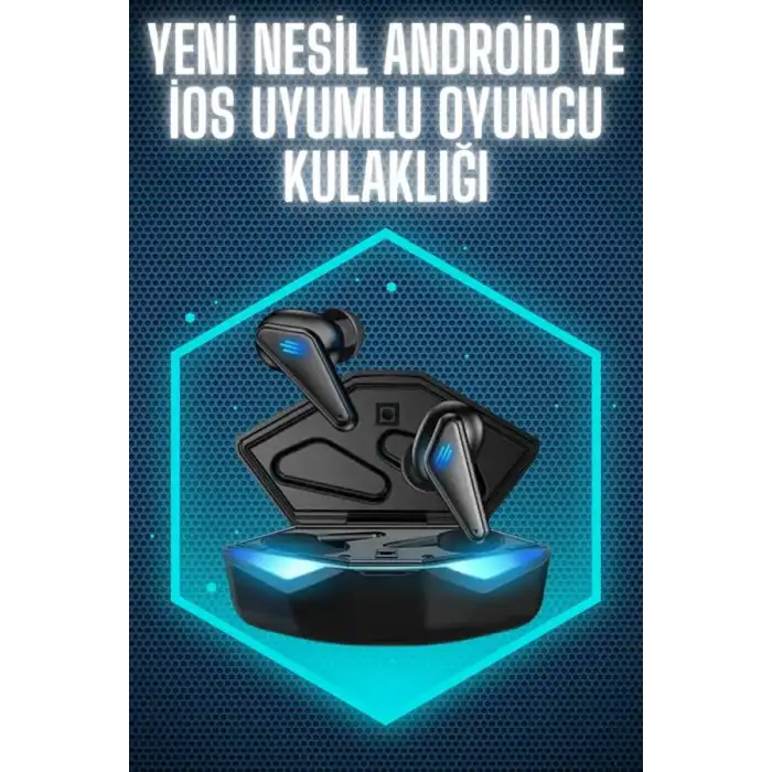 Wireless Gaming Kulaklık Mikrofonlu Bluetooth Oyuncu Kulaklığı