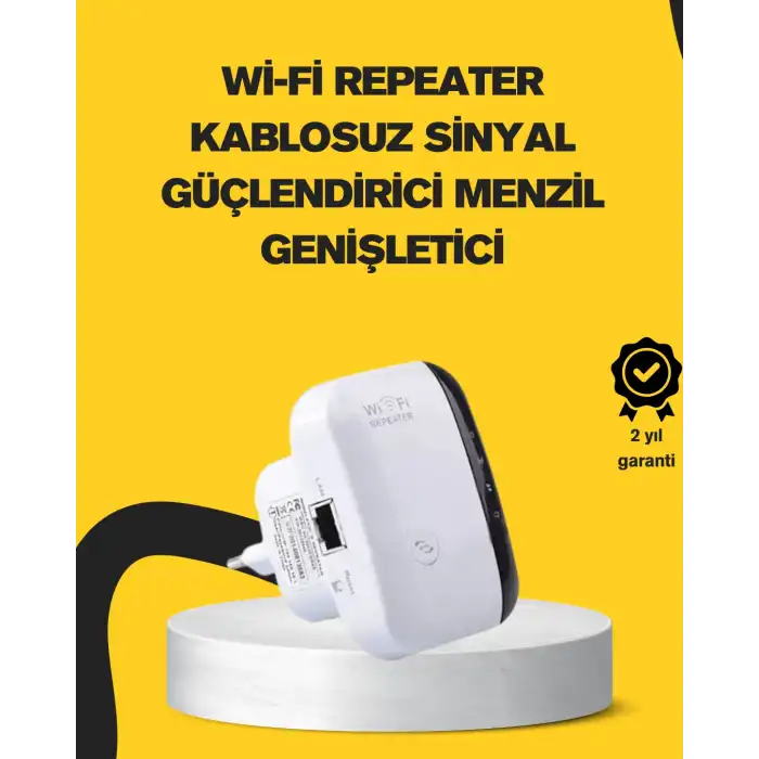 Wireless-N WiFi Repeater 300 Mbps Sinyal Güçlendirici