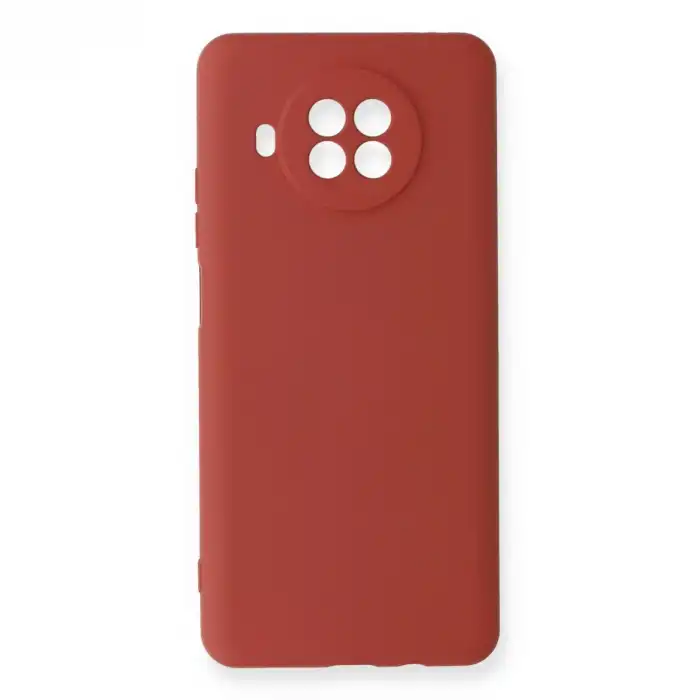 Xiaomi Mi 10t Lite Kılıf Nano İçi Kadife Silikon - Kiremit