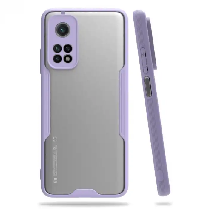 Xiaomi Mi 10t Pro Kılıf Platin Silikon - Lila