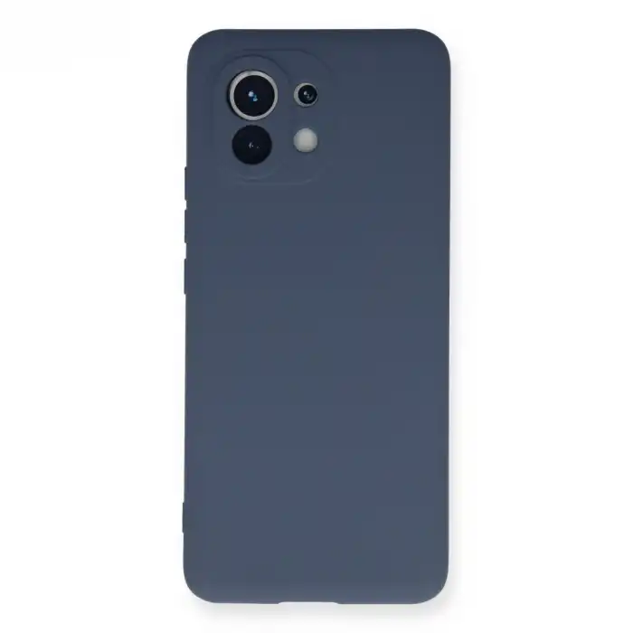 Xiaomi Mi 11 Kılıf Nano İçi Kadife Silikon - Gri